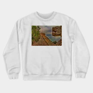 Looking at El Castillo Crewneck Sweatshirt